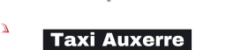 Logo Taxi Auxerre blanc